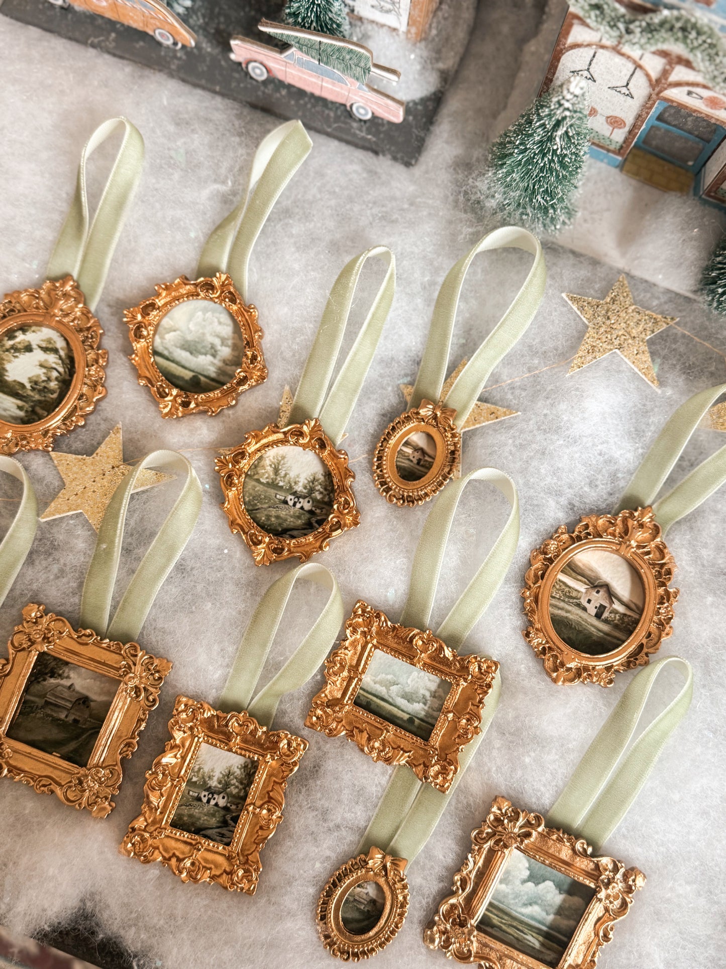 Miniature Framed Ornaments