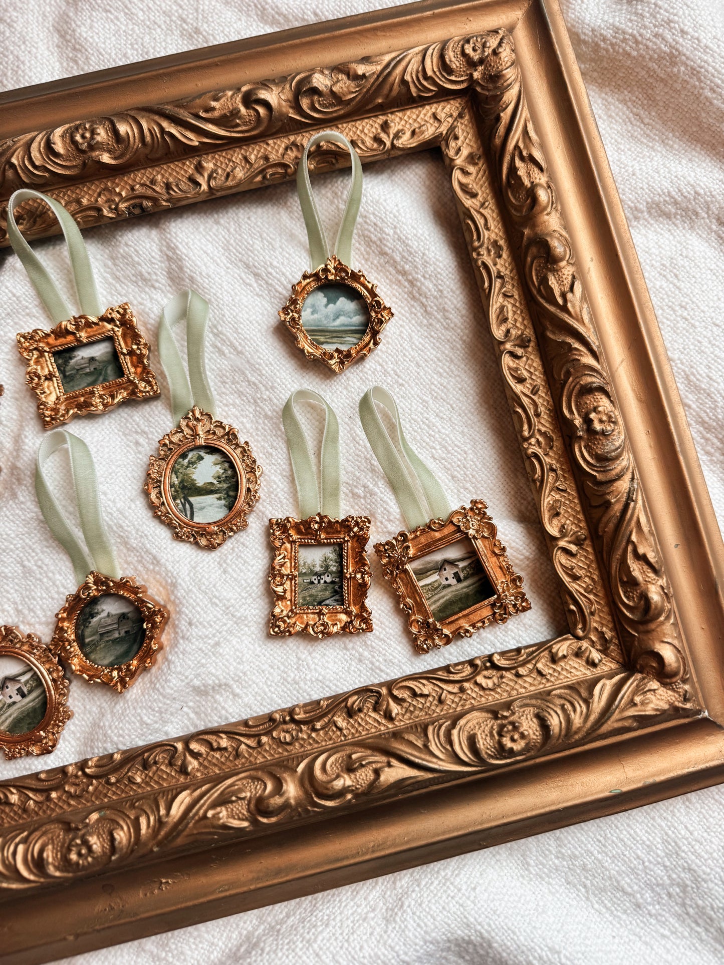 Miniature Framed Ornaments