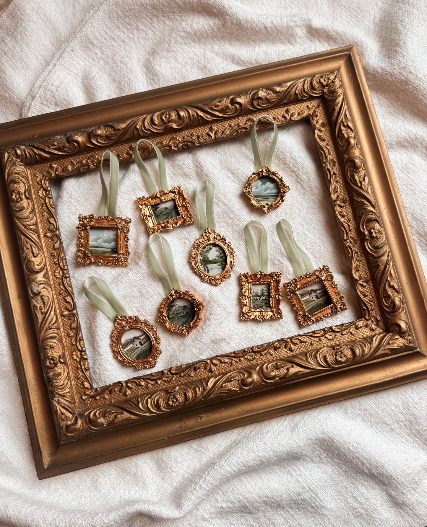 Miniature Framed Ornaments